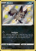 Nickit SV081/SV122 NM/M Shiny Rare Shining Fates Shiny Vault Pokemon Holo