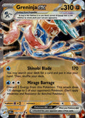 Greninja ex 106/167 NM/M Double Rare Twilight Masquerade Pokemon Holo