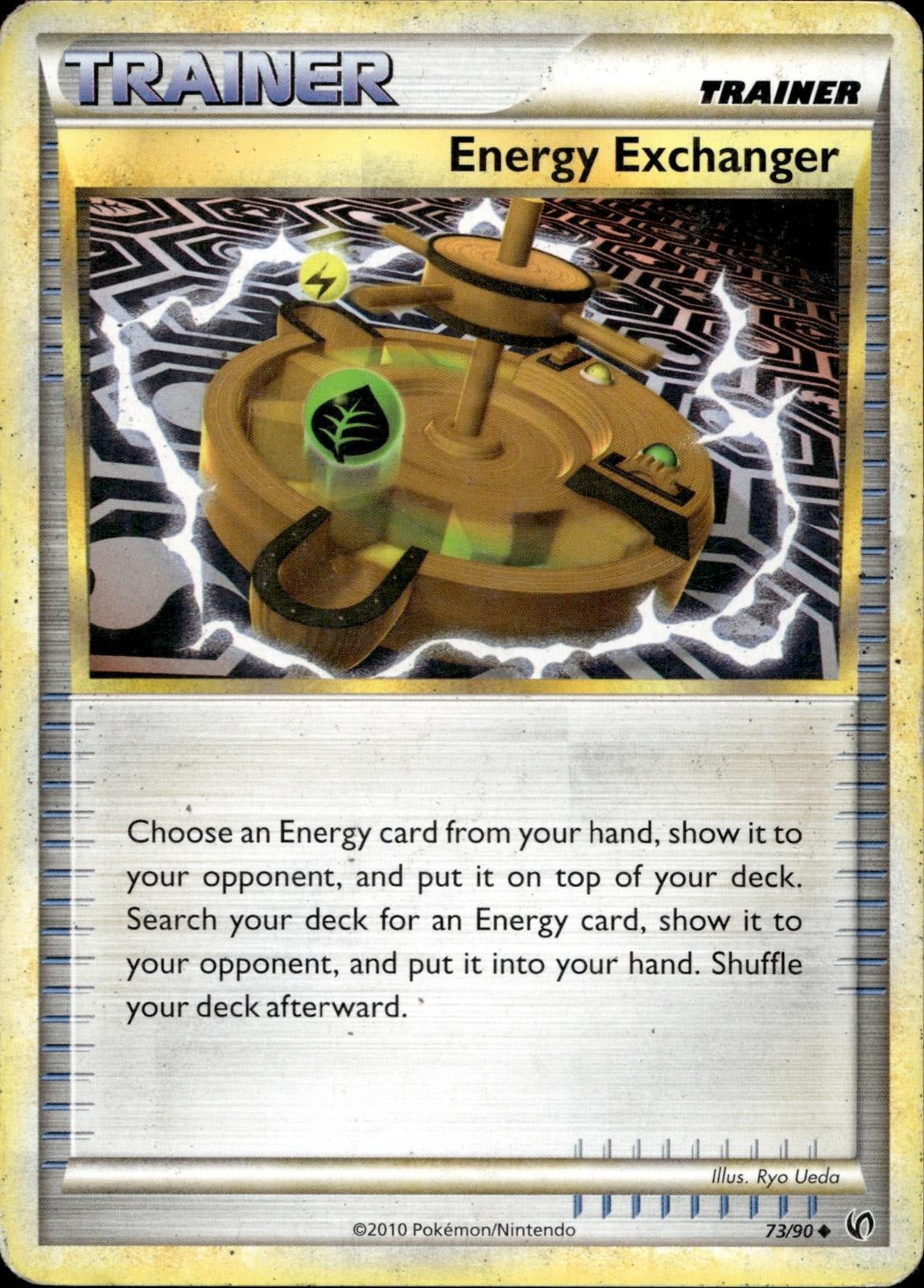 Energy Exchanger 73/90 HP Uncommon HGSS Undaunted Pokemon