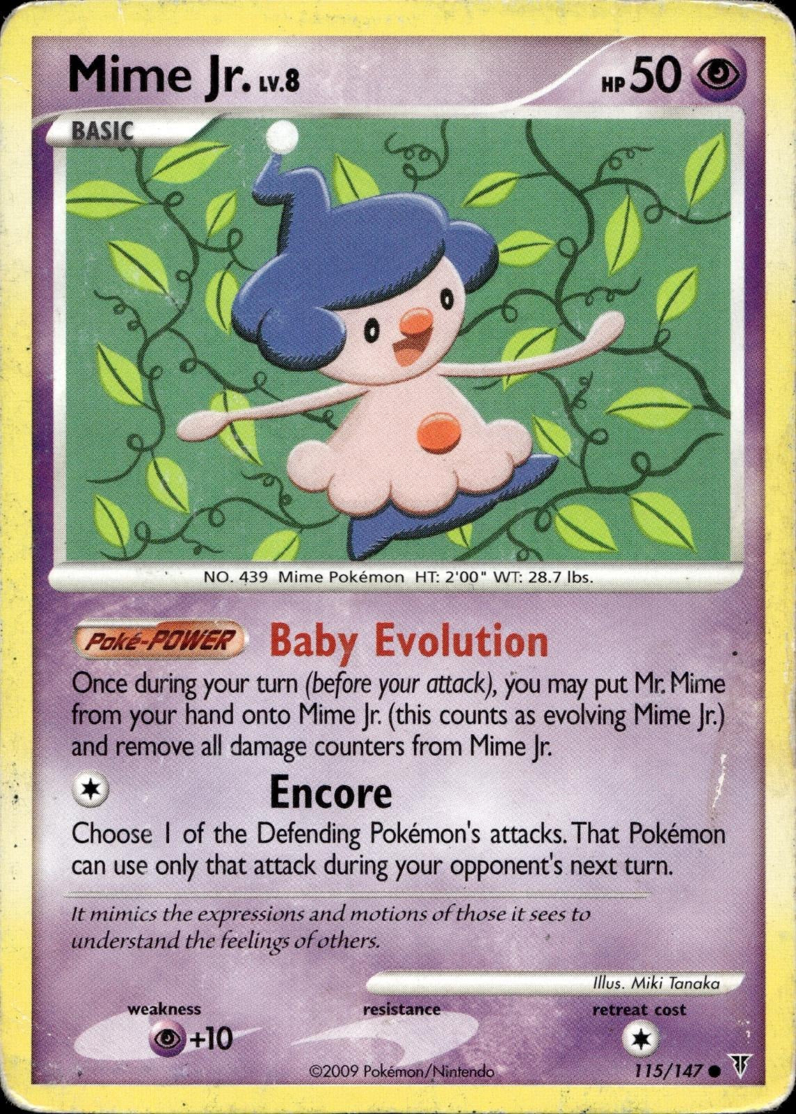 Mime Jr. 115/147 HP Common Supreme Victors Pokemon