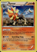 Pyroar 20/106 MP Rare Flashfire Pokemon Holo