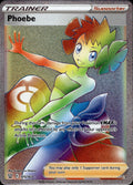 Phoebe 175/163 NM/M Rainbow Rare Battle Styles Pokemon Holo