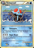 Tentacruel 50/102 HP Uncommon HGSS Triumphant Pokemon