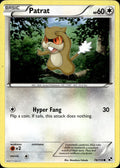 Patrat 78/114 HP Common Black & White Pokemon