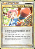 Interviewer's Questions 77/95 HP Uncommon HGSS Unleashed Pokemon