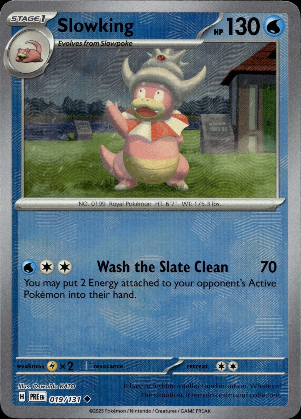 Slowking (Poke Ball Pattern) 019/131 NM/M Prismatic Evolutions Pokemon Holo