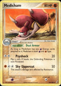 Medicham 25/100 HP Rare Crystal Guardians Pokemon