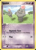 Spoink 76/107 MP Common Deoxys Pokemon