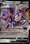 Genesect V 185/264 NM/M V Rare Fusion Strike Pokemon Holo