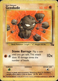 Geodude 47/62 HP Common Fossil Pokemon Unlimited