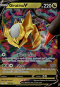 Giratina V 130/196 NM/M V Rare Lost Origin Pokemon Holo
