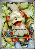 Hisuian Growlithe 181/167 NM/M Twilight Masquerade Pokemon Holo