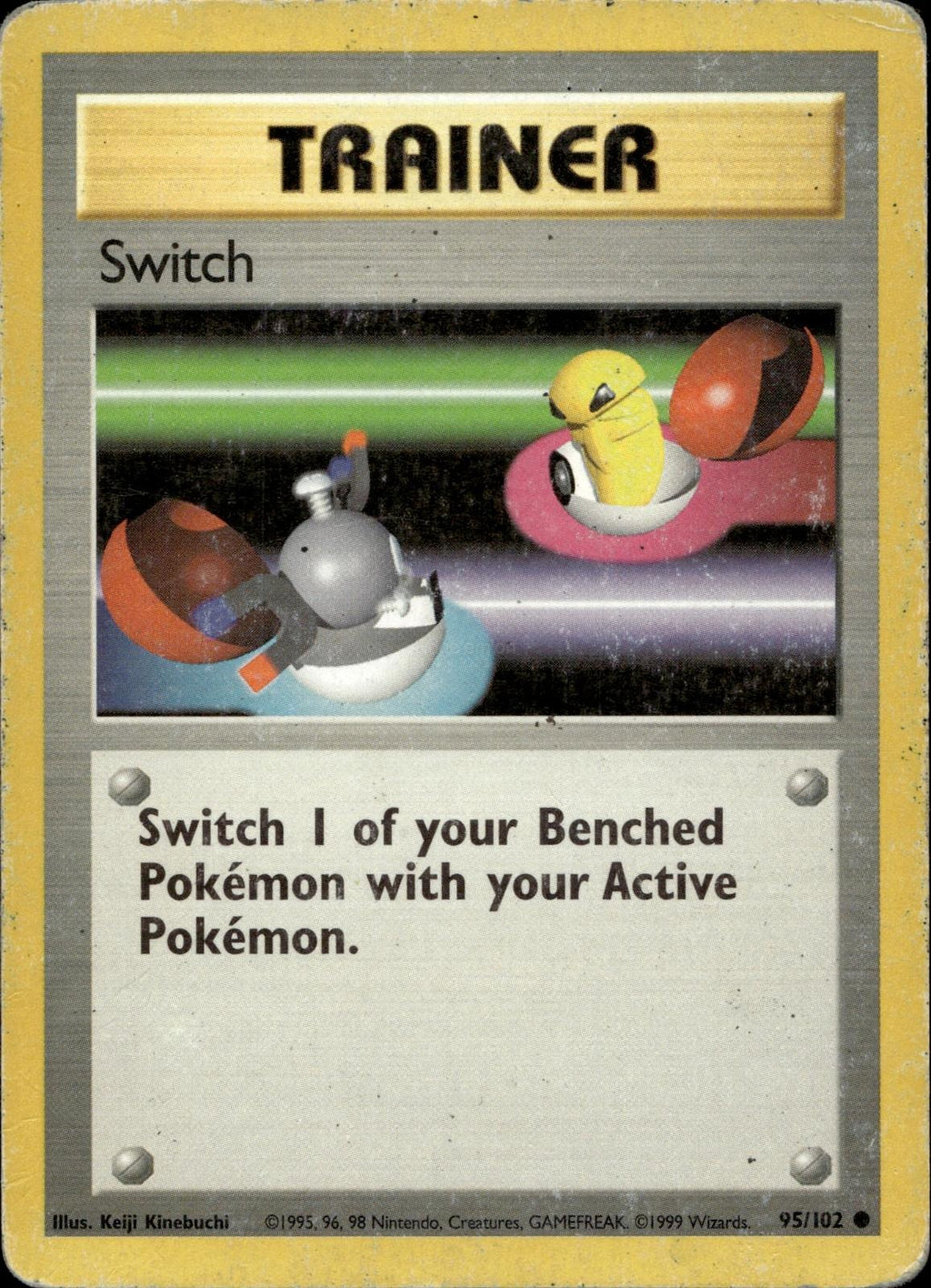 Switch 95/102 HP Common Base Set Unlimited Pokemon