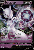 Mewtwo V 030/078 NM/M V Rare Pokemon GO Pokemon Holo
