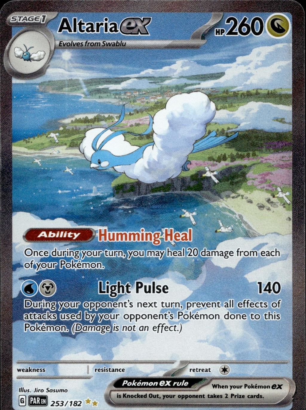 Altaria ex 253/182 NM/M Special Illustration Rare Paradox Rift Pokemon Holo
