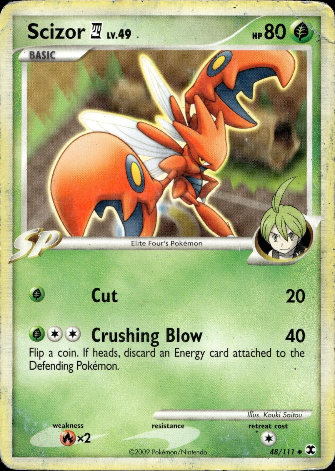 Scizor E4 48/111 HP Uncommon Rising Rivals Pokemon
