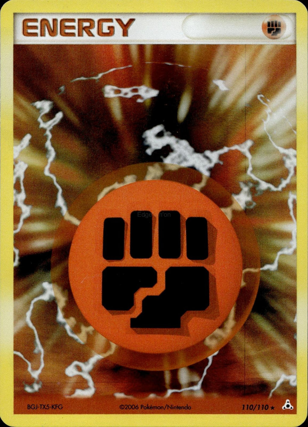 Fighting Energy 110/110 NM/M Rare Holon Phantoms Pokemon Holo
