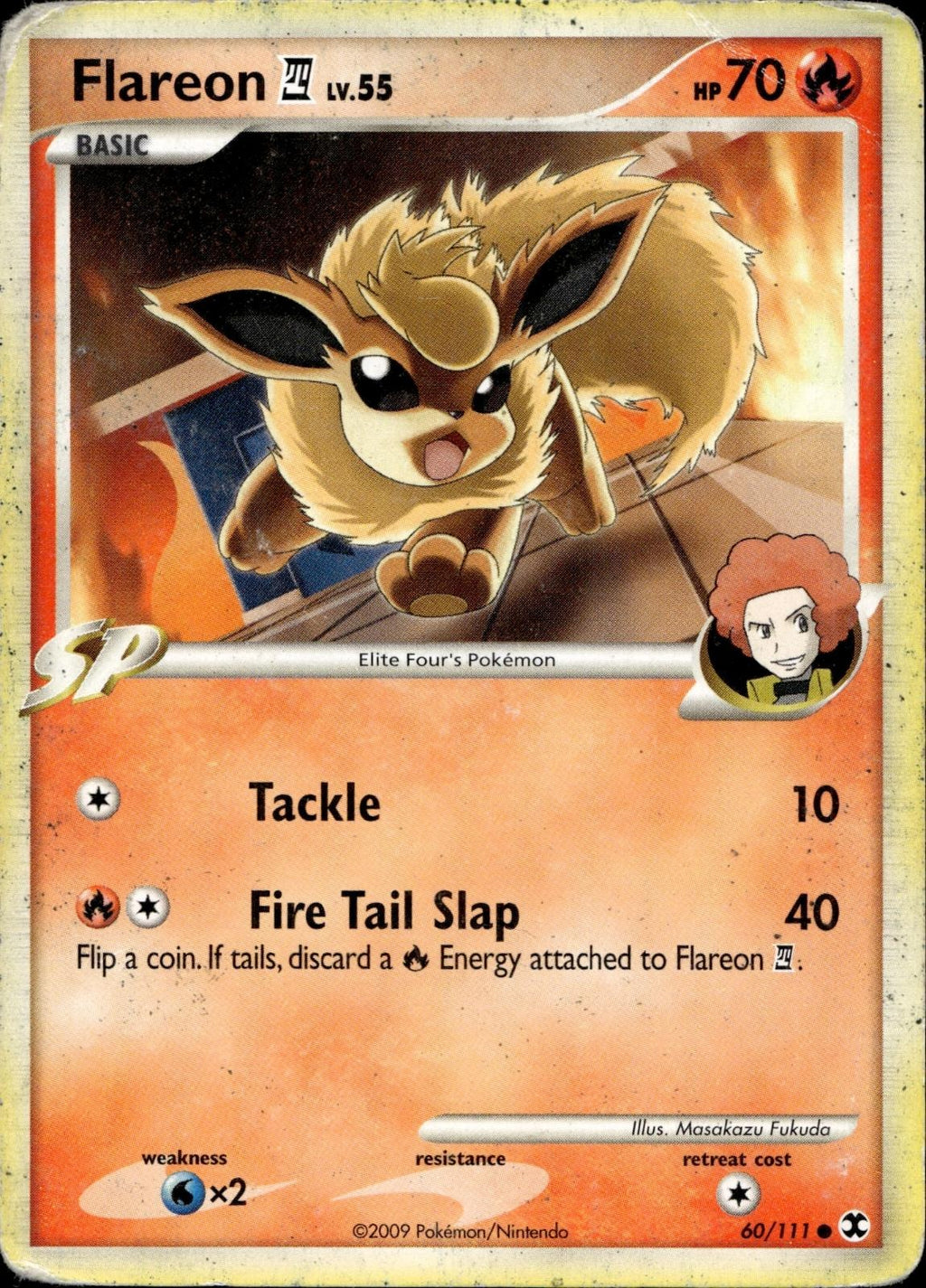 Flareon E4 60/111 HP Common Rising Rivals Pokemon