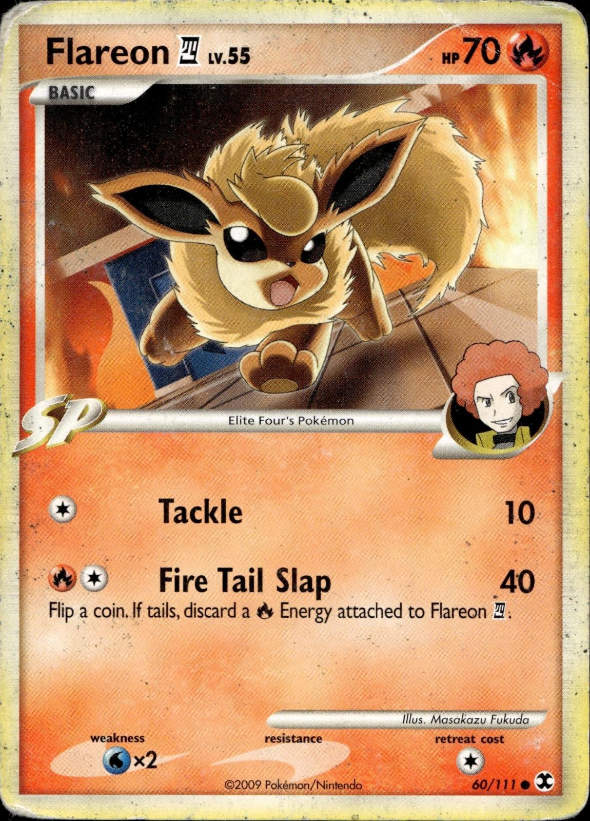 Flareon E4 60/111 HP Common Rising Rivals Pokemon