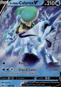 Ice Rider Calyrex V 045/198 NM/M V Rare Chilling Reign Pokemon Holo