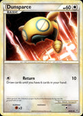 Dunsparce 29/95 HP Uncommon HGSS Unleashed Pokemon