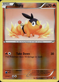 Tepig 16/114 MP Common Black & White Pokemon Reverse Holo