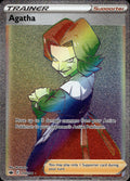 Agatha 210/198 NM/M Rainbow Rare Chilling Reign Pokemon Holo