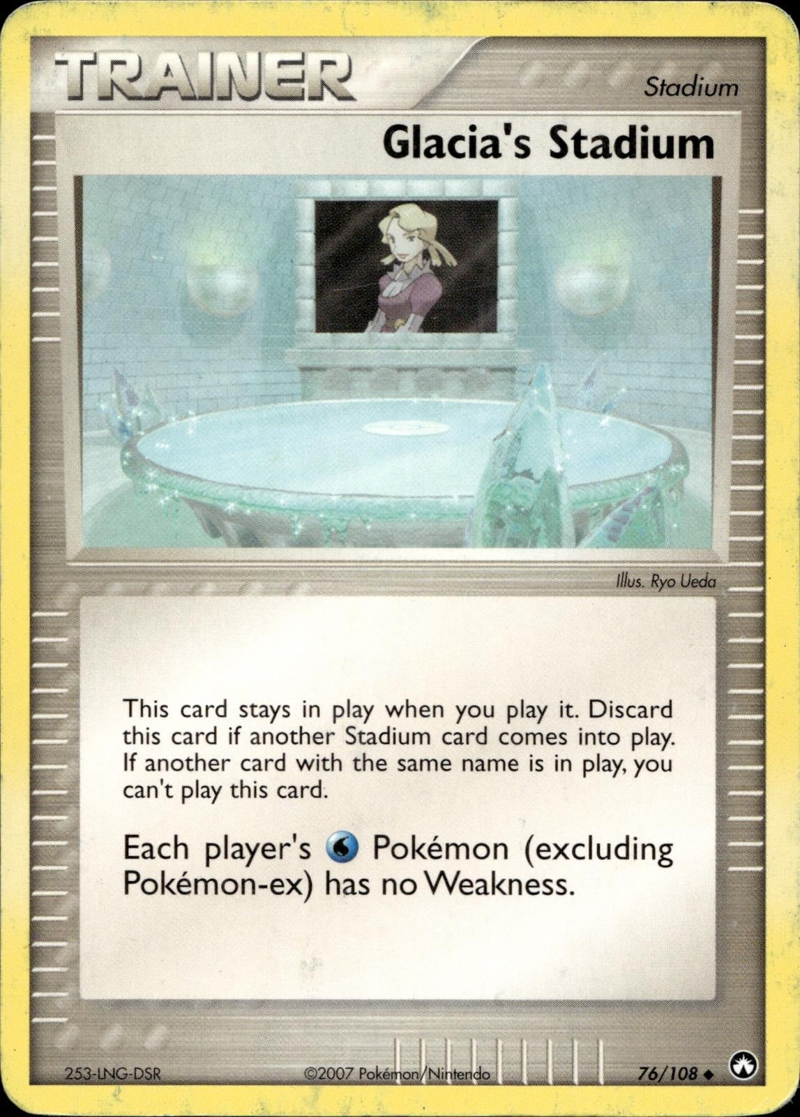 Glacia's Stadium 76/108 HP Uncommon Power Keepers Pokemon