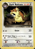 Dark Raticate 51/82 HP Common Team Rocket Pokemon Unlimited