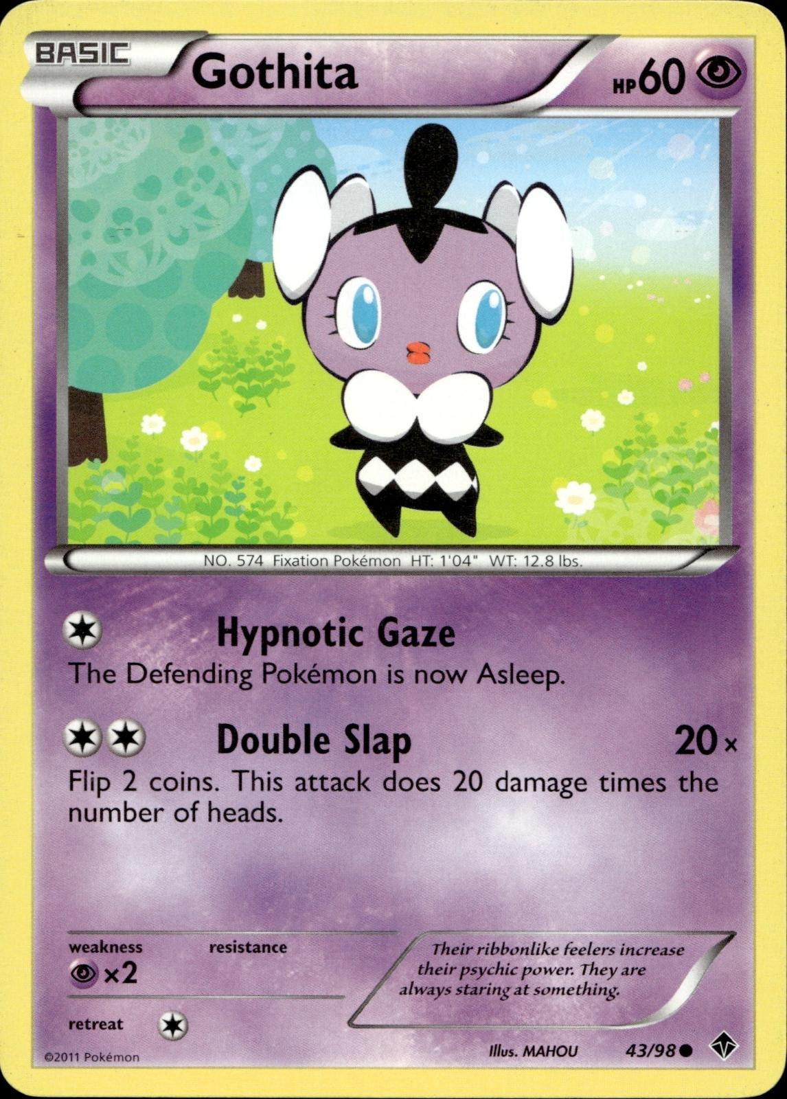 Gothita 43/98 HP Common Emerging Powers Pokemon