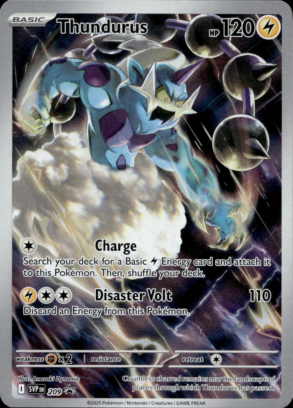 Thundurus 209 NM/M Promo Scarlet & Violet Promo Pokemon Holo