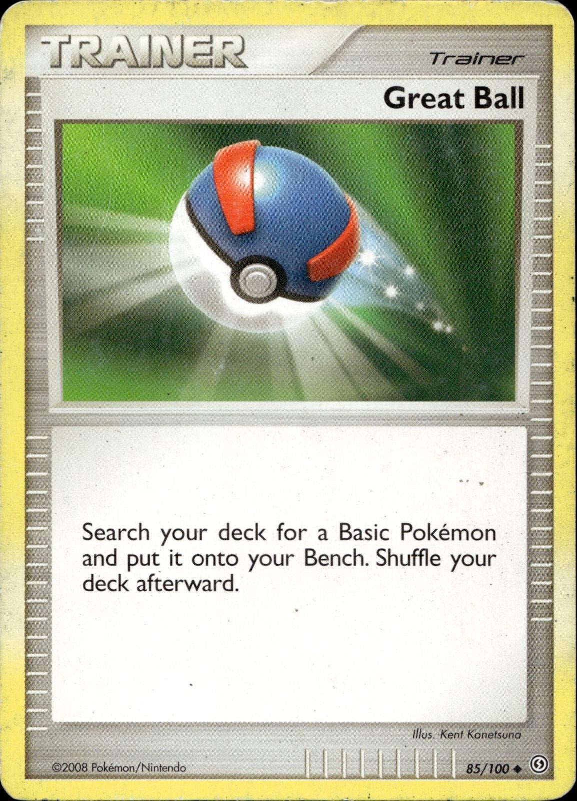 Great Ball 85/100 HP Uncommon Stormfront Pokemon