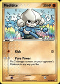 Meditite 56/100 MP Common Crystal Guardians Pokemon