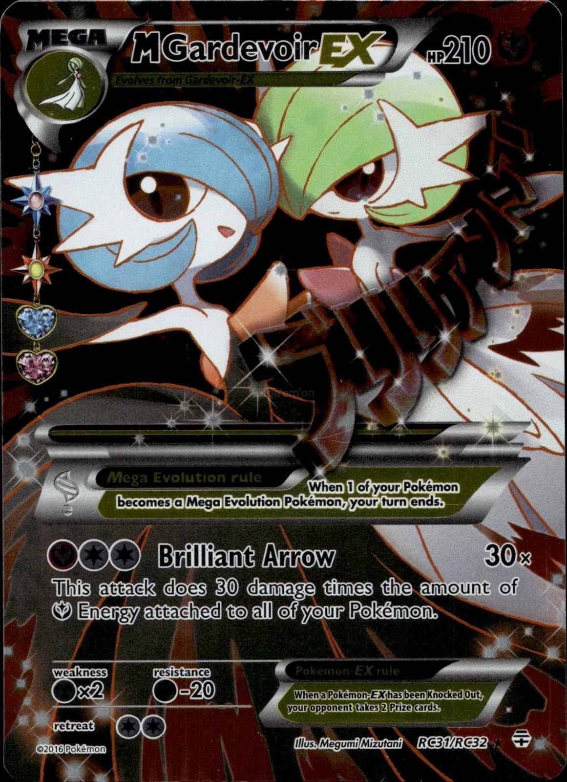M Gardevoir EX RC31/RC32 NM/M Ultra Rare Generations Pokemon Holo
