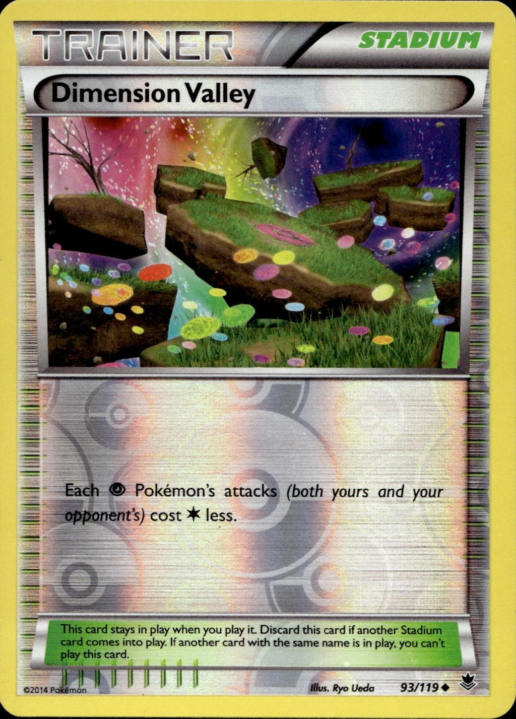 Dimension Valley 93/119 NM/M Uncommon Phantom Forces Pokemon Reverse Holo