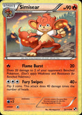 Simisear 22/114 HP Uncommon Black & White Pokemon