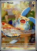 Minun 194/182 NM/M Illustration Rare Paradox Rift Pokemon Holo