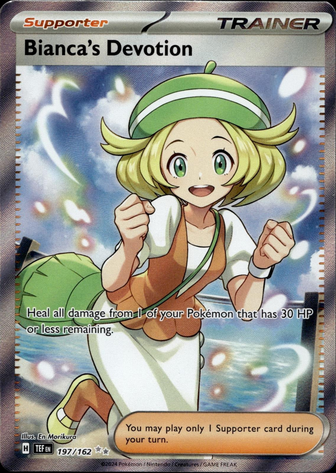 Bianca's Devotion 197/162 NM/M Ultra Rare Temporal Forces Pokemon Holo