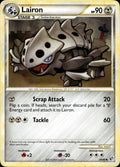 Lairon 29/90 HP Uncommon HGSS Undaunted Pokemon