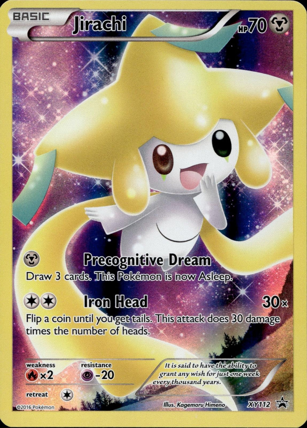 Jirachi XY112 LP Promo XY Promo Pokemon Holo