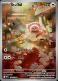Stufful 154/132 NM/M Illustration Rare Mega Evolution Pokemon Holo