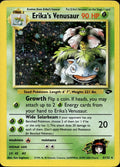Erika's Venusaur 4/132 LP Rare Gym Challenge Pokemon Unlimited Holo