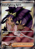 Iris's Fighting Spirit 180/159 NM/M Ultra Rare Journey Together Pokemon Holo