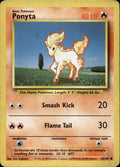 Ponyta 60/102 HP Common Base Set Unlimited Pokemon