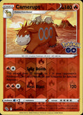 Camerupt 014/078 NM/M Uncommon Pokemon GO Pokemon Reverse Holo