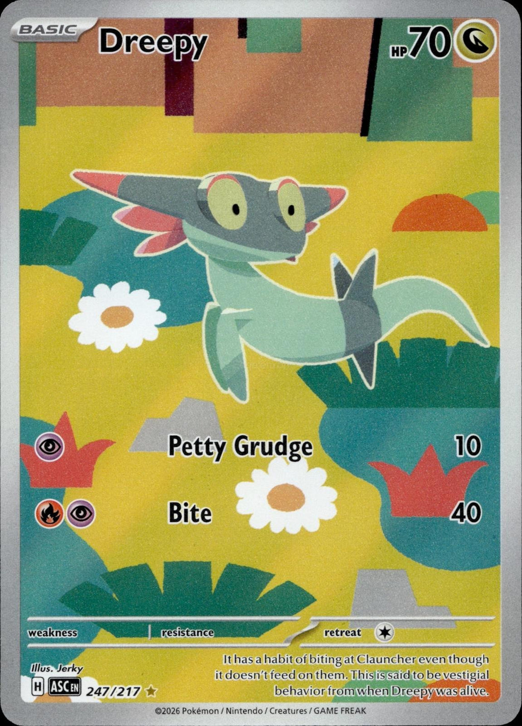 Dreepy 247/217 NM/M Illustration Rare Ascended Heroes Pokemon Holo