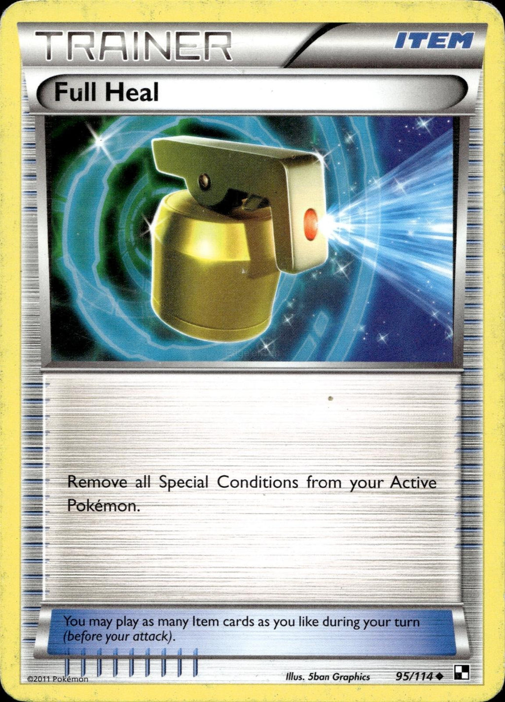 Full Heal 95/114 HP Uncommon Black & White Pokemon