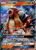 Entei GX 10/73 LP GX Rare Shining Legends Pokemon Holo