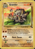 Graveler 37/62 HP Uncommon Fossil Pokemon Unlimited