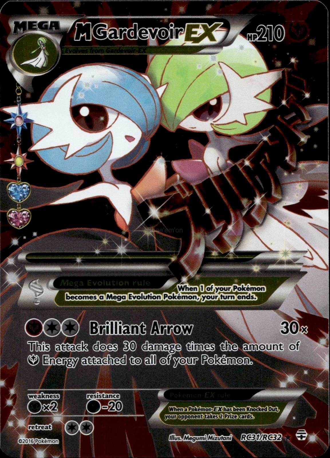 M Gardevoir EX RC31/RC32 NM/M Ultra Rare Generations Pokemon Holo